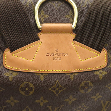 ルイヴィトン LOUIS VUITTON モンスリGM M51135 モノグラム モノグラムキャンバス リュック・デイパック ゴールド金具 茶 バックパック