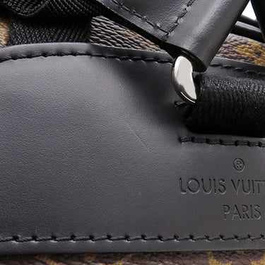 ルイヴィトン LOUIS VUITTON ジョッシュ M41530 モノグラム×ブラック モノグラムマカサー リュック・デイパック シルバー金具 茶 黒 バックパック