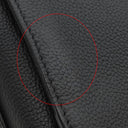 ルイヴィトン LOUIS VUITTON テイクオフ メッセンジャー M57080 ノワール グレインレザー ショルダーバッグ マットブラック金具 黒 斜め掛け