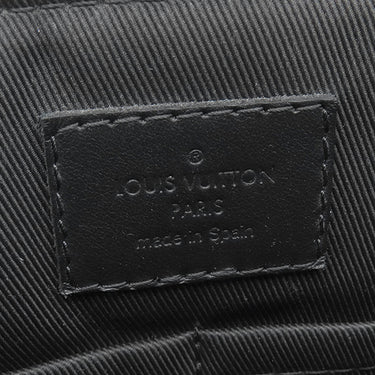 ルイヴィトン LOUIS VUITTON テイクオフ メッセンジャー M57080 ノワール グレインレザー ショルダーバッグ マットブラック金具 黒 斜め掛け