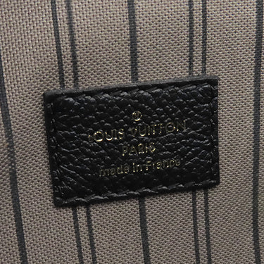 ルイヴィトン LOUIS VUITTON ポシェット メティス MM M41487 ノワール モノグラムアンプラント 2WAYバッグ ゴールド金具 黒 ショルダーバッグ