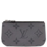 ルイヴィトン LOUIS VUITTON ポシェット クレ M62650 モノグラムエクリプス レザー モノグラムエクリプスキャンバス モノグラムエクリプスリバースキャンバス コインケース シルバー金具 黒 グレー キーチェーン付き