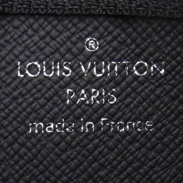 ルイヴィトン LOUIS VUITTON ポシェット クレ M62650 モノグラムエクリプス レザー モノグラムエクリプスキャンバス モノグラムエクリプスリバースキャンバス コインケース シルバー金具 黒 グレー キーチェーン付き