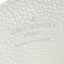 ルイヴィトン LOUIS VUITTON ポルト カルト LV チャーム M12179 スノー モノグラムアンプラント カードケース シルバー金具 白 モノグラムフラワー カード入れ