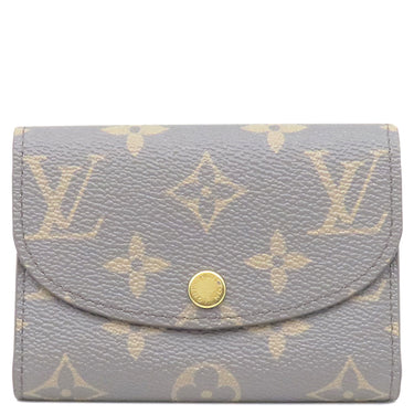 ルイヴィトン LOUIS VUITTON ポルトモネ ロザリ M12367 トリアノングレー モノグラムキャンバス コインケース ゴールド金具 小銭入れ カードケース