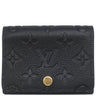 ルイヴィトン LOUIS VUITTON アンヴェロップ カルト ドゥ ヴィジット M58456 ノワール モノグラムアンプラント カードケース ゴールド金具 黒 名刺入れ
