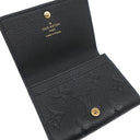 ルイヴィトン LOUIS VUITTON アンヴェロップ カルト ドゥ ヴィジット M58456 ノワール モノグラムアンプラント カードケース ゴールド金具 黒 名刺入れ