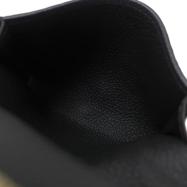 ルイヴィトン LOUIS VUITTON アンヴェロップ カルト ドゥ ヴィジット M58456 ノワール モノグラムアンプラント カードケース ゴールド金具 黒 名刺入れ