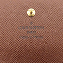 ルイヴィトン LOUIS VUITTON ポルトモネ ビエ カルトクレディ M61652 モノグラム モノグラムキャンバス 二つ折り財布 ゴールド金具 茶 Wホック財布
