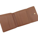 ルイヴィトン LOUIS VUITTON ポルトモネ ビエ カルトクレディ M61652 モノグラム モノグラムキャンバス 二つ折り財布 ゴールド金具 茶 Wホック財布