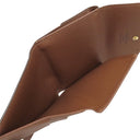 ルイヴィトン LOUIS VUITTON ポルトモネ ビエ カルトクレディ M61652 モノグラム モノグラムキャンバス 二つ折り財布 ゴールド金具 茶 Wホック財布