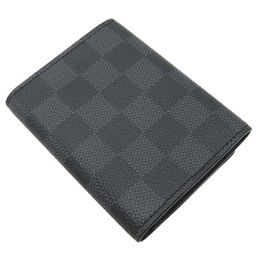 ルイヴィトン LOUIS VUITTON アンヴェロップ カルト ドゥ ヴィジット N63338 ダミエグラフィット ダミエグラフィットキャンバス カードケース 黒