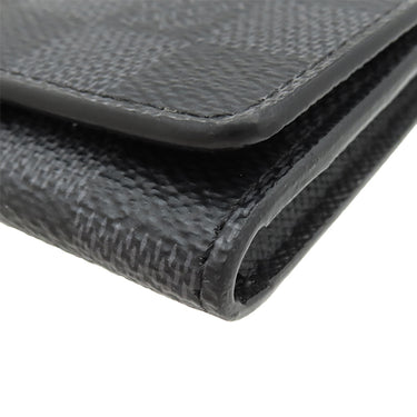 ルイヴィトン LOUIS VUITTON アンヴェロップ カルト ドゥ ヴィジット N63338 ダミエグラフィット ダミエグラフィットキャンバス カードケース 黒