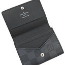 ルイヴィトン LOUIS VUITTON アンヴェロップ カルト ドゥ ヴィジット N63338 ダミエグラフィット ダミエグラフィットキャンバス カードケース 黒