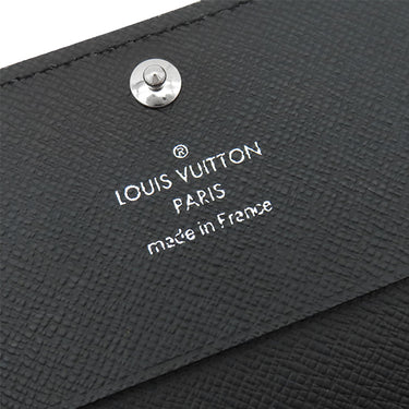 ルイヴィトン LOUIS VUITTON アンヴェロップ カルト ドゥ ヴィジット N63338 ダミエグラフィット ダミエグラフィットキャンバス カードケース 黒