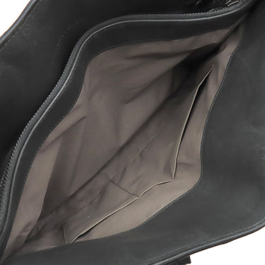 ボッテガヴェネタ BOTTEGA VENETA イントレチャート ビジネスバッグ ブラック レザー トートバッグ マットブラック金具 黒