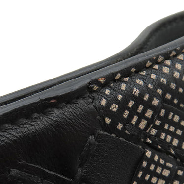 ボッテガヴェネタ BOTTEGA VENETA イントレチャート ビジネスバッグ ブラック レザー トートバッグ マットブラック金具 黒