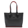 クリスチャンルブタン Christian Louboutin カバイカー スモール 1205119B078 ブラック×レッド カーフ トートバッグ シルバー金具 黒 赤 ショルダー 肩掛け