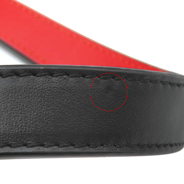 クリスチャンルブタン Christian Louboutin カバイカー スモール 1205119B078 ブラック×レッド カーフ トートバッグ シルバー金具 黒 赤 ショルダー 肩掛け