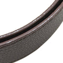 エルメス HERMES シェーヌダンクル ＃80 ブラウン系 フィヨルド ベルト シルバー金具 リバーシブル 茶 グレーラッカー