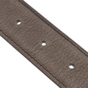 エルメス HERMES シェーヌダンクル ＃80 ブラウン系 フィヨルド ベルト シルバー金具 リバーシブル 茶 グレーラッカー