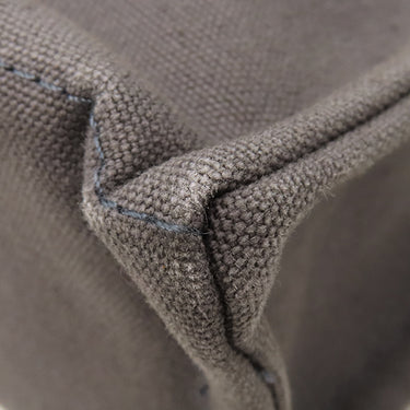 エルメス HERMES フールトゥ PM グレー×オレンジ×ホワイト キャンバス トートバッグ シルバー金具 銀座限定 限定カラー