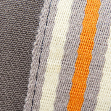 エルメス HERMES フールトゥ PM グレー×オレンジ×ホワイト キャンバス トートバッグ シルバー金具 銀座限定 限定カラー