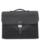 エルメス HERMES サックアデペッシュ 38 ブラック トリヨンクレマンス ブリーフケース シルバー金具 黒 ビジネスバッグ