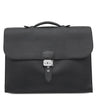 エルメス HERMES サックアデペッシュ 38 ブラック トリヨンクレマンス ブリーフケース シルバー金具 黒 ビジネスバッグ