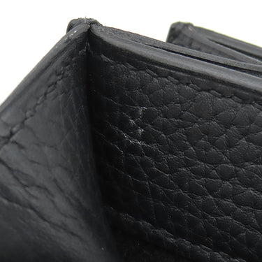 エルメス HERMES サックアデペッシュ 38 ブラック トリヨンクレマンス ブリーフケース シルバー金具 黒 ビジネスバッグ