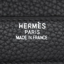エルメス HERMES サックアデペッシュ 38 ブラック トリヨンクレマンス ブリーフケース シルバー金具 黒 ビジネスバッグ