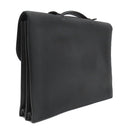 エルメス HERMES サックアデペッシュ 38 ブラック トリヨンクレマンス ブリーフケース シルバー金具 黒 ビジネスバッグ