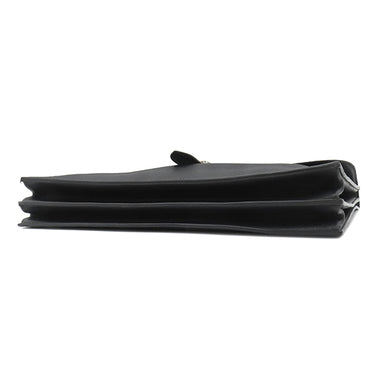 エルメス HERMES サックアデペッシュ 38 ブラック トリヨンクレマンス ブリーフケース シルバー金具 黒 ビジネスバッグ