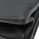 エルメス HERMES サックアデペッシュ 38 ブラック トリヨンクレマンス ブリーフケース シルバー金具 黒 ビジネスバッグ