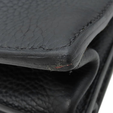 エルメス HERMES サックアデペッシュ 38 ブラック トリヨンクレマンス ブリーフケース シルバー金具 黒 ビジネスバッグ