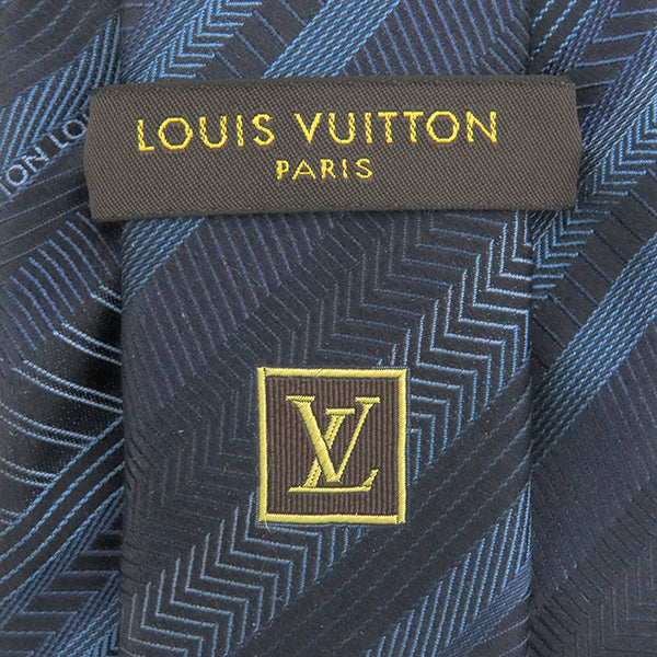 ルイヴィトン LOUIS VUITTON ストライプ モノグラム 9cm ブルー系