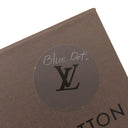 ルイヴィトン LOUIS VUITTON ストライプ モノグラム 9cm ブルー系 シルク ネクタイ ネイビー