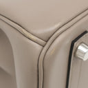 エルメス HERMES バーキン25 グリアスファルト ヴォースイフト ハンドバッグ シルバー金具 グレージュ