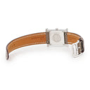 腕時計 エルメス HERMES Hウォッチ PM HH1.210 クオーツ レディース H型 ホワイト ギヨシェ アラビア スクエア