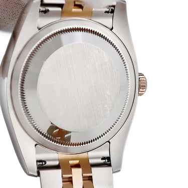 腕時計 ロレックス ROLEX デイトジャスト ターノグラフ 116261 自動巻き メンズ D番 K18エバーローズゴールド×SS コンビ 黒 バー