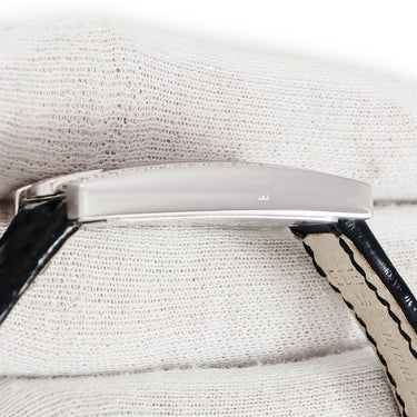 腕時計 ハリーウィンストン Harry Winston アヴェニュー 310LQW クオーツ レディース K18WG無垢 純正ダイヤ ブラック スモールセコンド