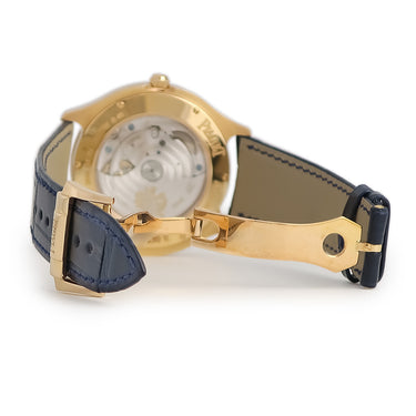 腕時計 ピアジェ PIAGET エンペラドール G0A33015 自動巻き メンズ K18RG無垢 ブルー デュアルタイム 限定