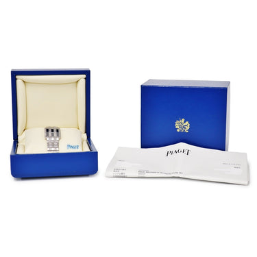 腕時計 ピアジェ PIAGET プロトコール 91577C577 手巻き レディース K18WG無垢 純正ダイヤ ヴィンテージ スクエア