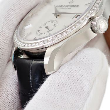 腕時計 カール F ブヘラ Carl F. Bucherer マネロ ペリフェラル 00.10917.08.73.11 自動巻き メンズ 純正ダイヤ シェル スモールセコンド