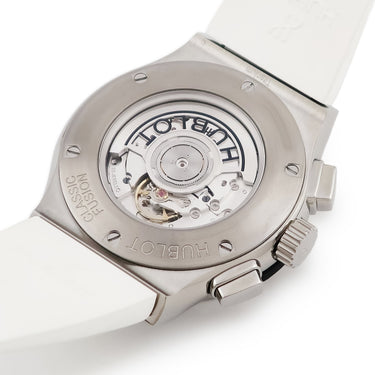 腕時計 ウブロ HUBLOT クラシックフュージョン クロノグラフ チタニウム 521.NX.2611.RX 自動巻き メンズ クロノ デイト スモセコ