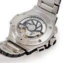 腕時計 ウブロ HUBLOT ビッグバン アエロバン スチール 311.SX.1170.SX 自動巻き メンズ スケルトン ブラック クロノグラフ デイト