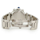 腕時計 カルティエ Cartier パシャ シータイマー クロノグラフ W31089M7 自動巻き メンズ シルバー デイト 逆回転防止ベゼル