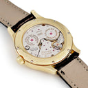 腕時計 ショパール CHOPARD L.C.U. クアトロ レギュレーター 16/1874 手巻き メンズ K18YG無垢 デイト ギヨシェ ブラック 限定