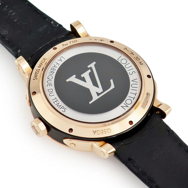 腕時計 ルイヴィトン LOUIS VUITTON エスカル スピンタイム メテオライト オトマティック Q5EGA3 自動巻き メンズ K18PG無垢×Ti PVD グレー