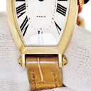 腕時計 カルティエ Cartier トノー ウォッチ SM 89090043 手巻き レディース K18YG無垢 トノウ ローマン ギヨシェ